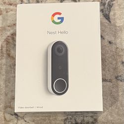 Brand New Google Nest Hello video Doorbell