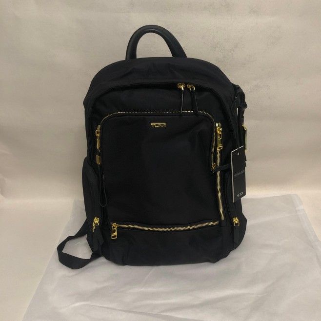 TUMI VOYAGEUR Celina Backpack Black/Gold