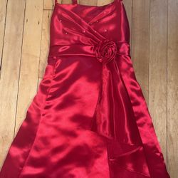 Pretty Red Kids Dress