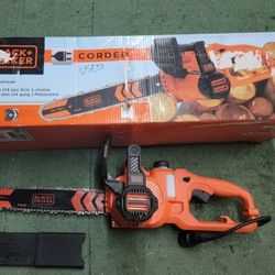 Black & Decker 8 Amp 14 in. Electric Chainsaw Corded