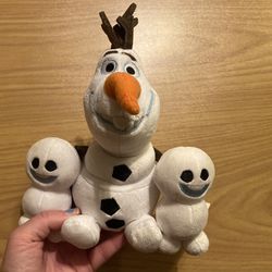 Disney Store Frozen Fever - Olaf Bundle and Two Snowgies Plush Stuffed Toy 7