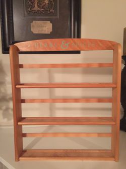 Wooden Spice Rack in EUC