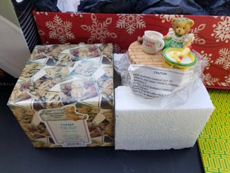 Teddy bear candle toppers