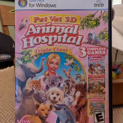 Pet Vet 3D: Animal Hospital -- Triple Treat (PC, 2008)