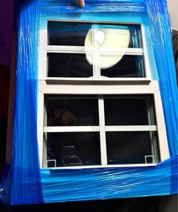 Awesome 😎!! NEW 18" x 24" White Vinyl Retrofit Window !
