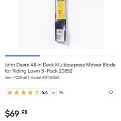 Mower Blades / Cuchillas De Cortacésped 