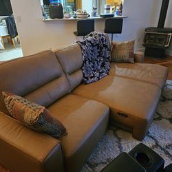 Leather Couch Adjustable 