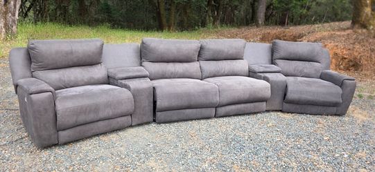 SOUTHERN MOTION 6-PIECE DUAL-POWER SECTIONAL RECLINER