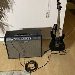 Line6 Combo Amp & Schecter Diamond Deluxe Bundle