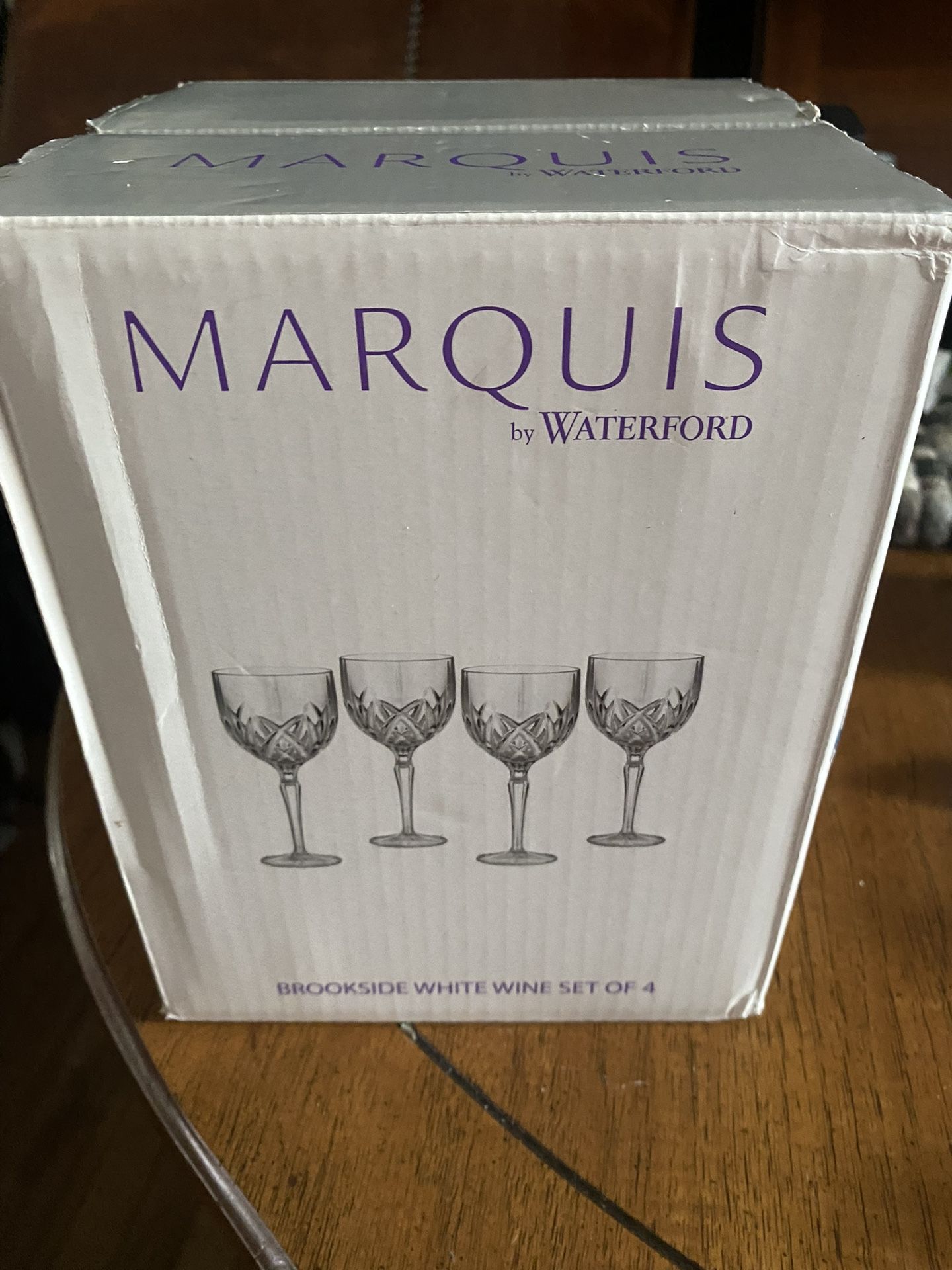 Marquis by Waterford Brookside Collection White Wine Goblets.