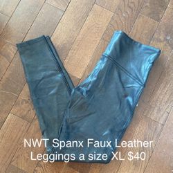 Women’s Faux Leather Spanx & Joggers For Sale