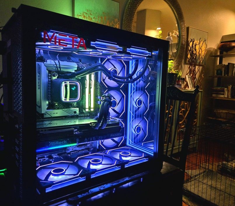 High End Gaming PC With RYZEN 7 7800X3D CPU With AMD RX 9070XT