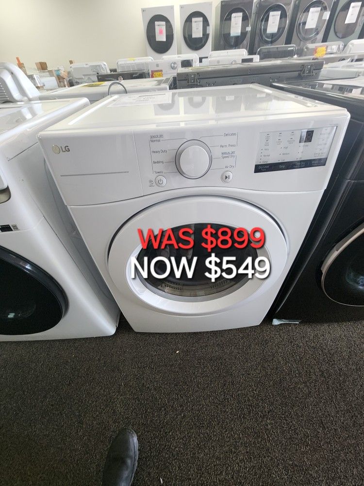 7.4 Cu. Ft. Large Capacity Vented Stackable Electric Dryer