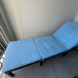 Outdoor Lounge Chair & 2 Tables