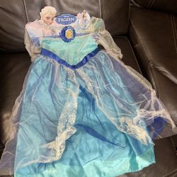 New Elsa Costume Size 4-6 Years 