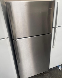 Whirlpool Top Mount Fridge Stainless Steel Energy Efficient
