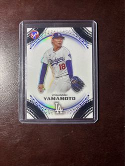 Yoshinobu Yamamoto Topps Pristine Holo Refractor