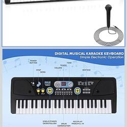 Electric Keyboard Piano For Kids With Microphones 