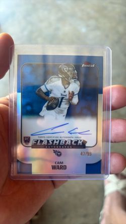 Topps Finest Cam Ward autographed/99