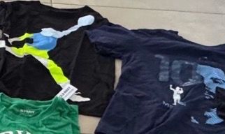 Variety of youth boys T-shirts