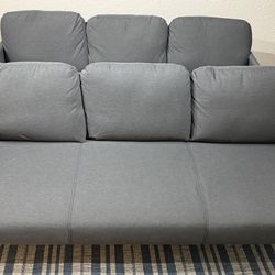 2 Gray Couches Starter Sofas Modern Style OBO