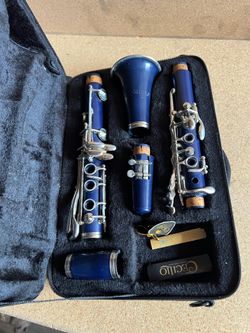 Cecilio Blue Student Clarinet with Case & Accessories – AS IS
