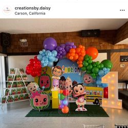 Cocomelon Party Decoration