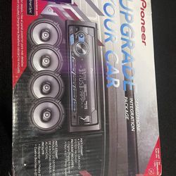 New In Box Pioneer  MXT-S3266BT 4 Speaker Car Audio System Package 