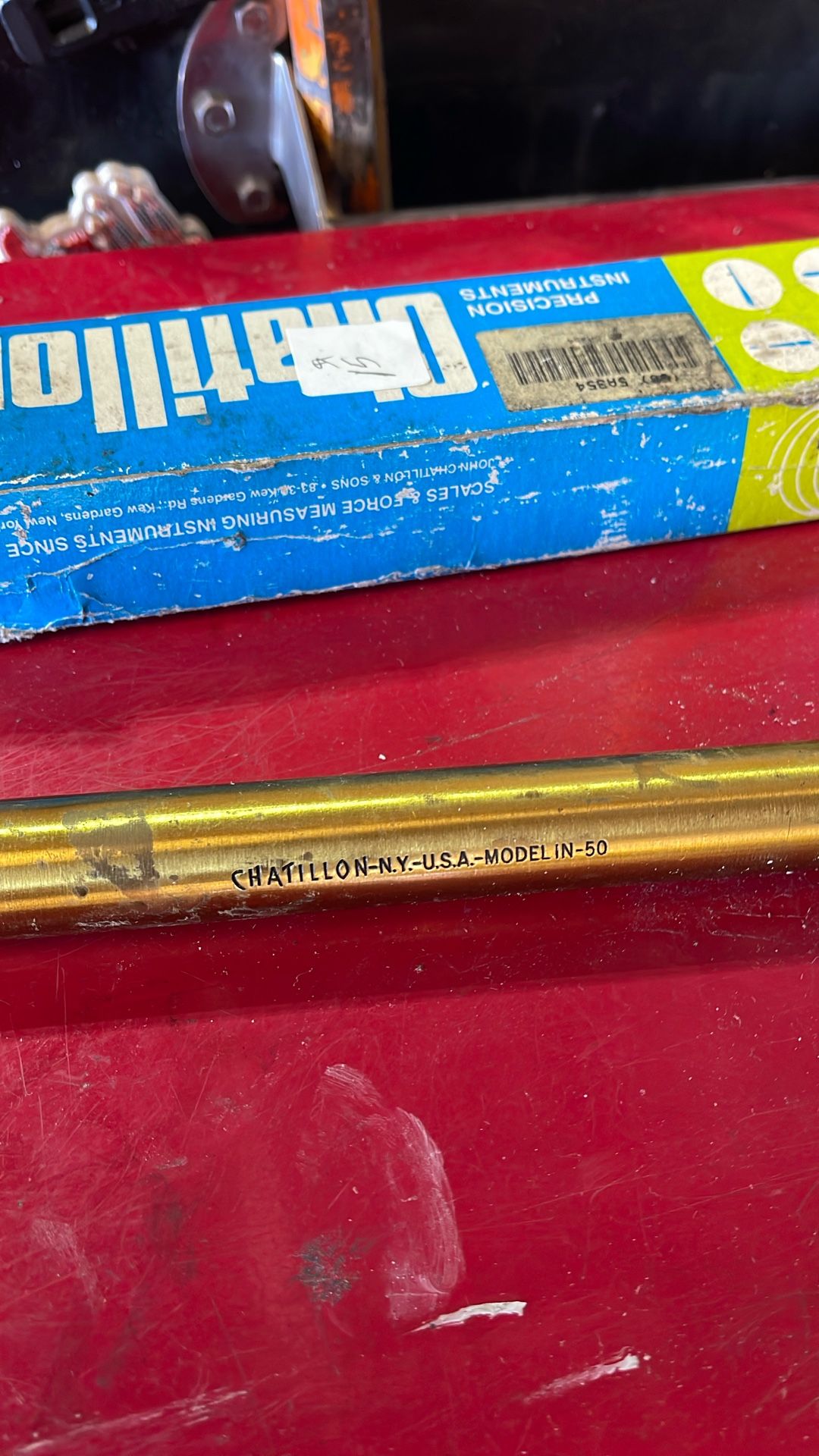 Scale For Checking Preload On Bearings Etc