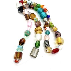 Fancy Glass 30” Of Glass Beads