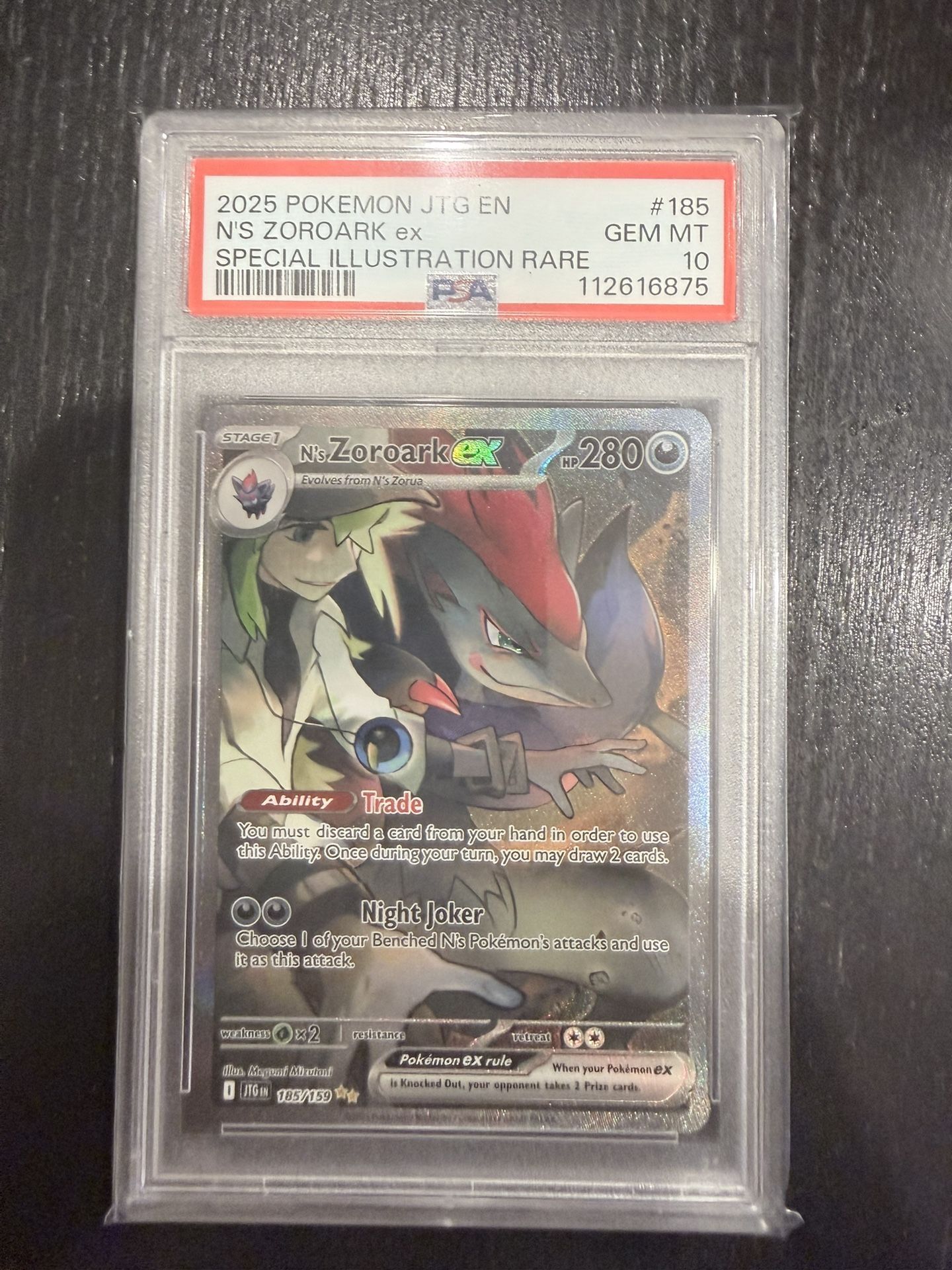 n’s zoroark psa 10 journey together