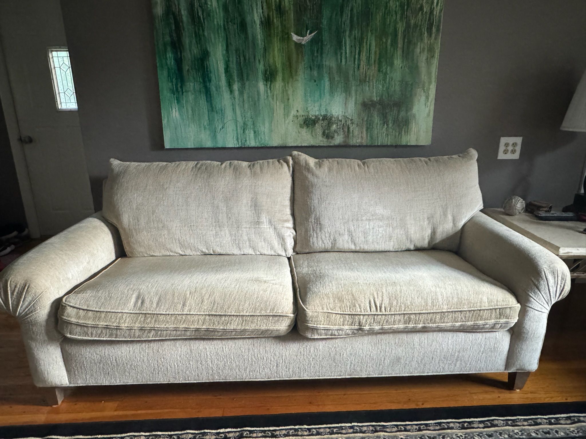 Beige Fabric Couch