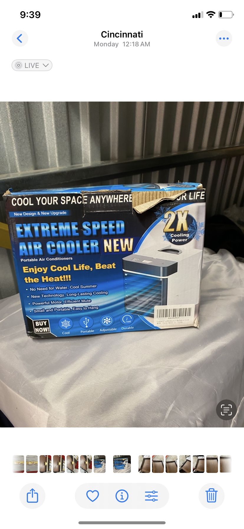 EXTREME SPEED AIR COOLER NEW