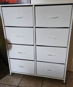 MyDepot Double Dresser with 8 Fabric Drawers, Bedroom  Dressers