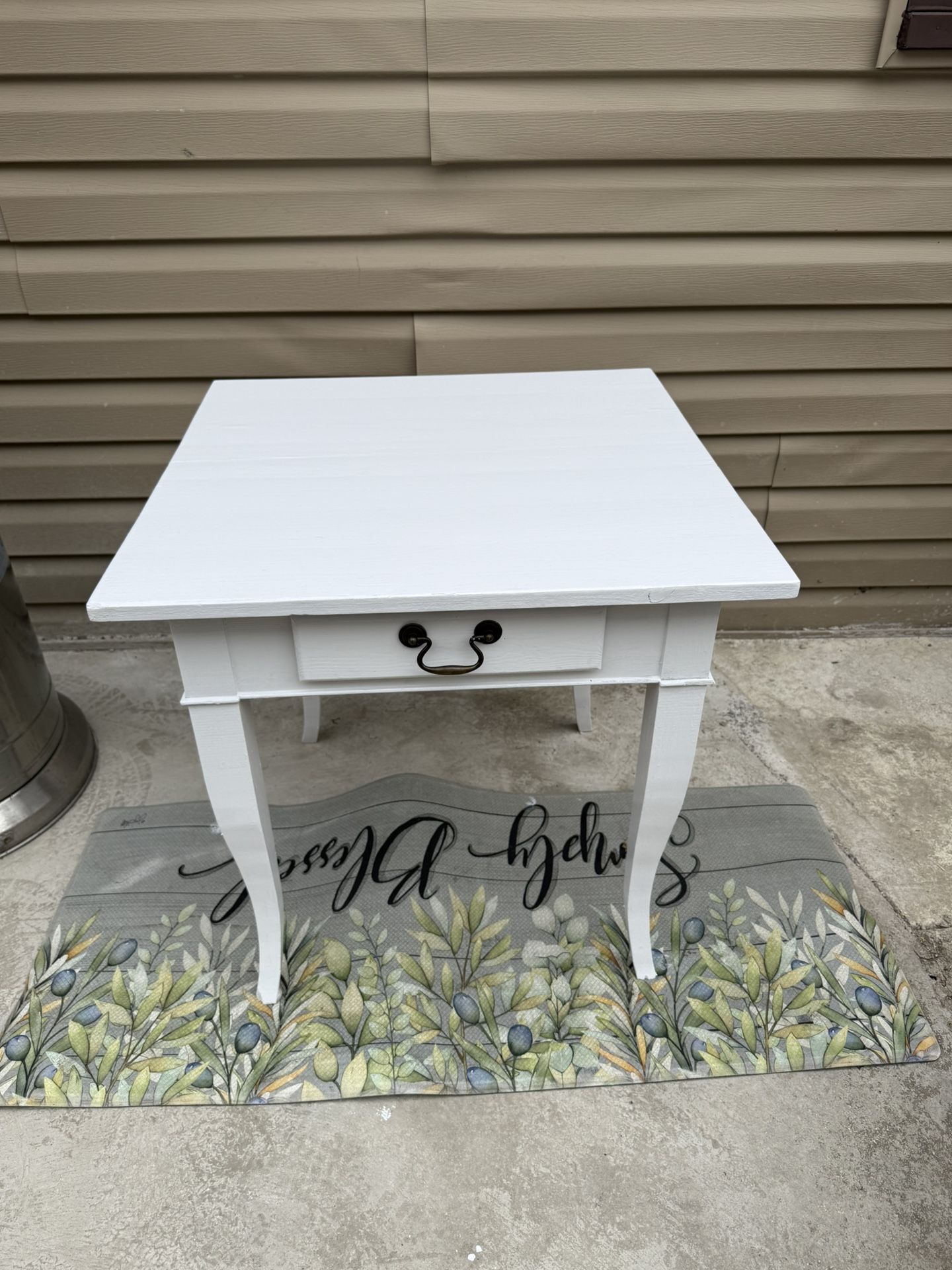 Painted White Table 