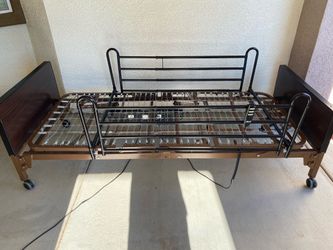 Electric bed with optional mattress