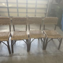 Bamboo And Seagrass Chairs