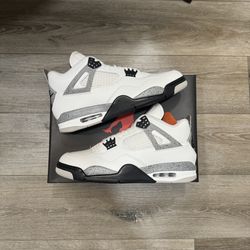 Jordan 4 Retro White Cement 2025 (Sizes in Description)