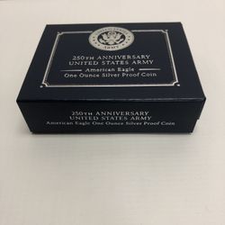 250th Anniversary United States Army American Eagle One Ounce Silver
