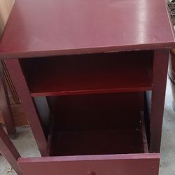 Nightstand File Cabinet Wood