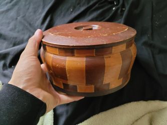 Wooden Enclosed Bowl