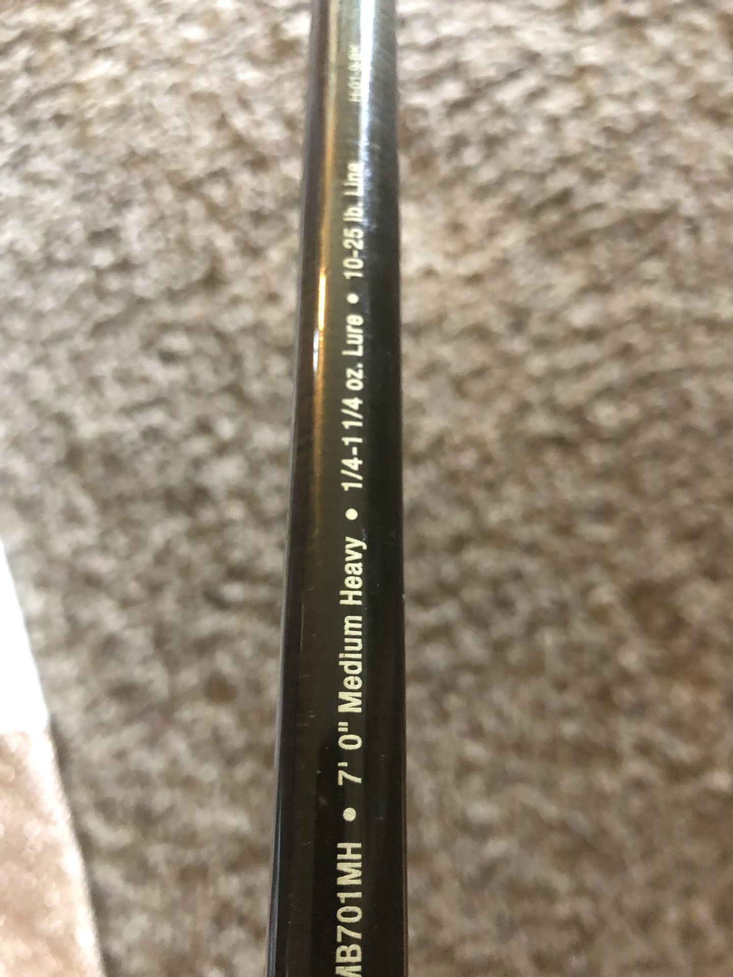 Bass fishing rod