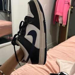 Nike Dunk  Low Black Midnight Navy Shoes 