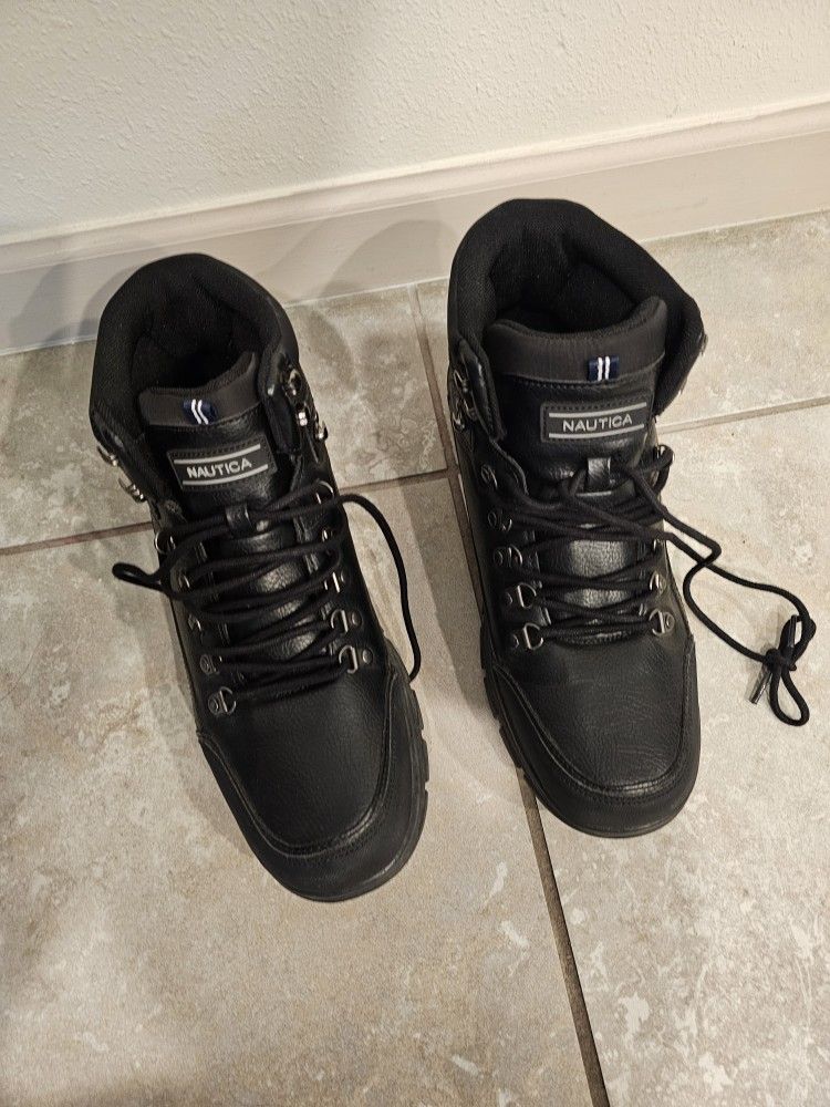 Nautica Mens Black Boots