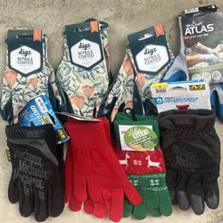 8 Pair Of Gloves