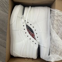 White High Top Vans