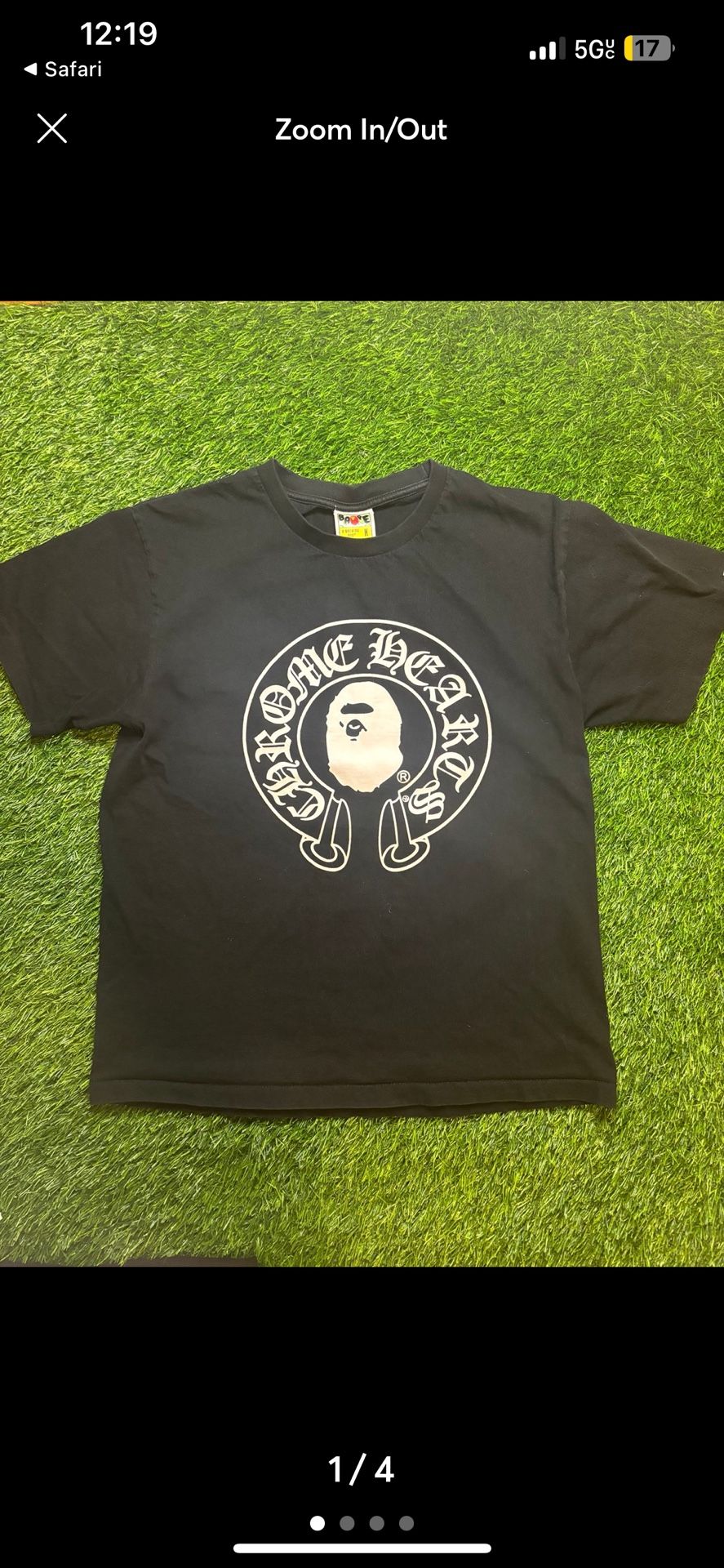 Bape X Chrome Heart Shirt