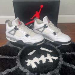 Jordan White Cement 4s Size 11