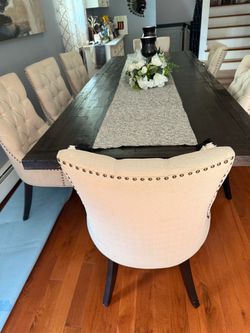 Birch Lane Extendable Dining Table + 6 Chairs