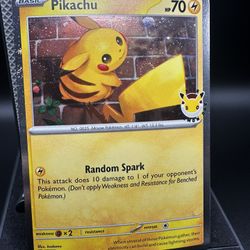 Pikachu 051/162 (Pokemon Day 2026Promo) SWIRL